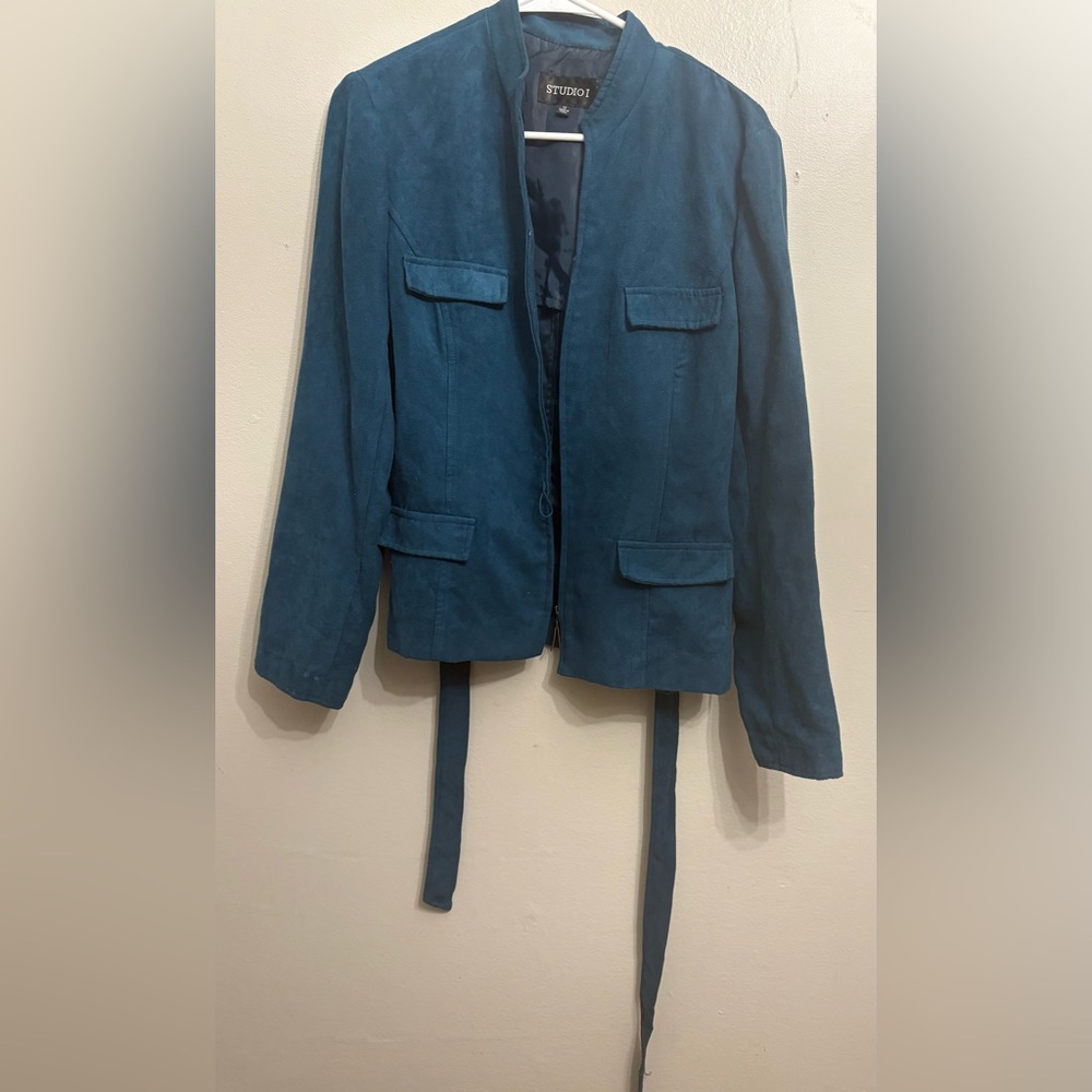 Studio I Blue Suede Outerwear
